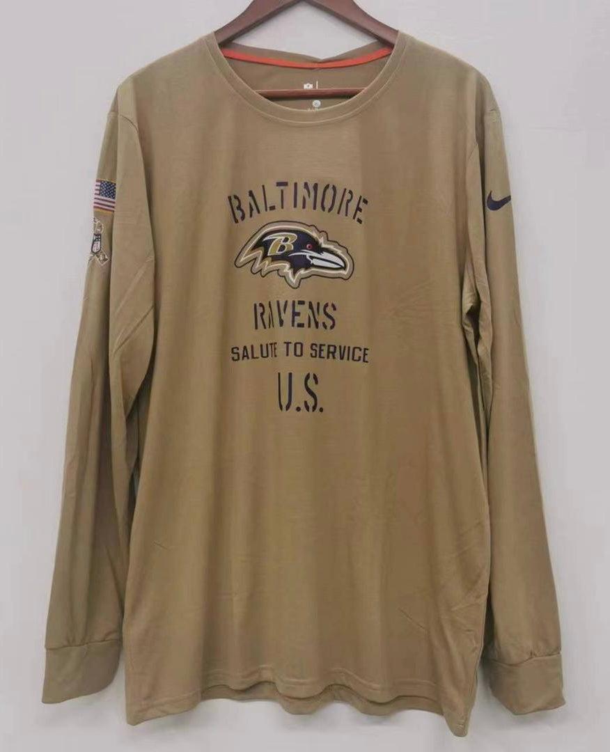 Baltimore Ravens Salute To Service long sleeve shirt product image 1