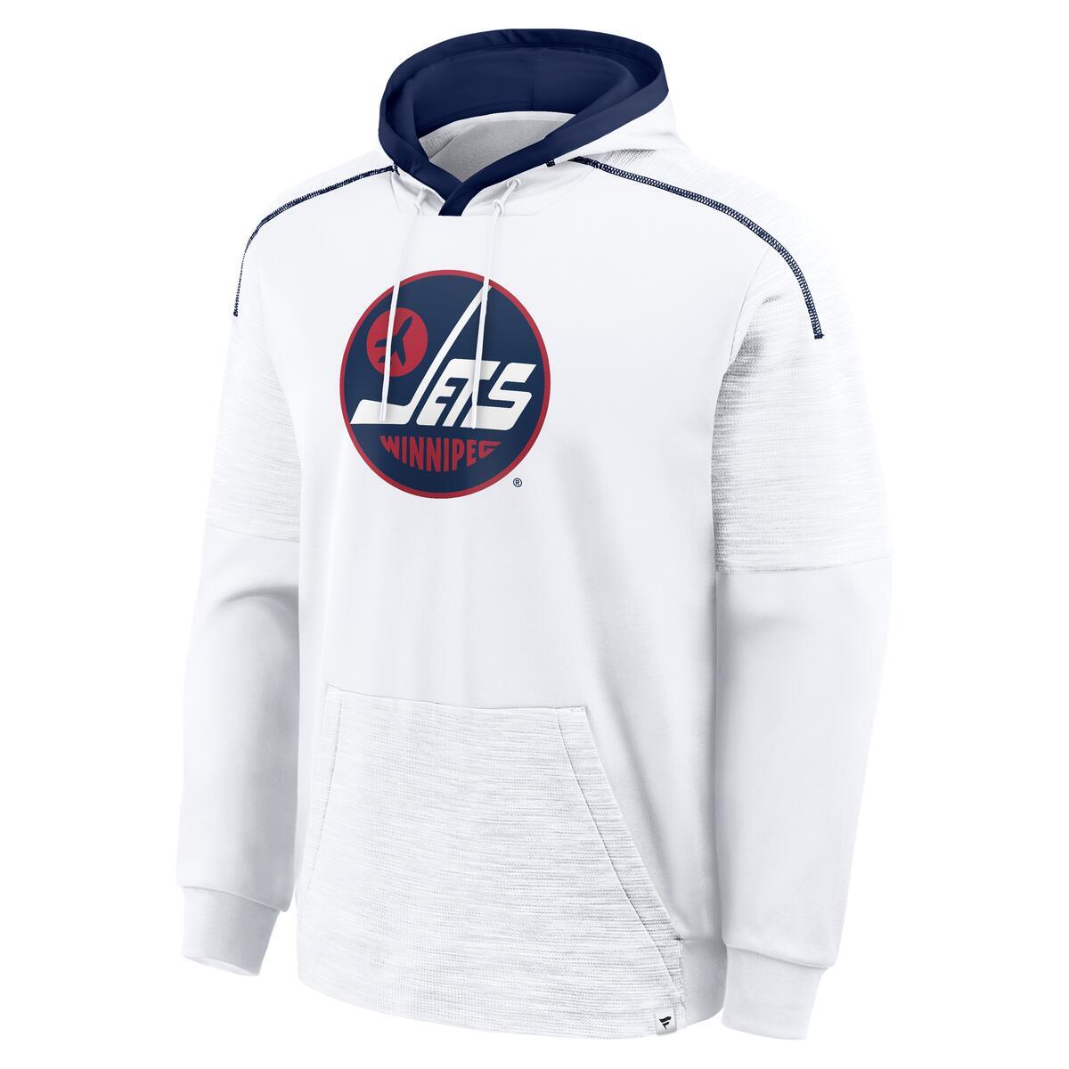 Winnipeg Jets NHL Fanatics Branded Men White 2026 Heritage Classic Pullover Hoodie product image 1, provided for visual