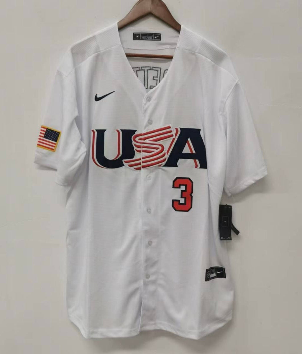 Mookie Betts Team USA Baseball jersey Nike White product image 2