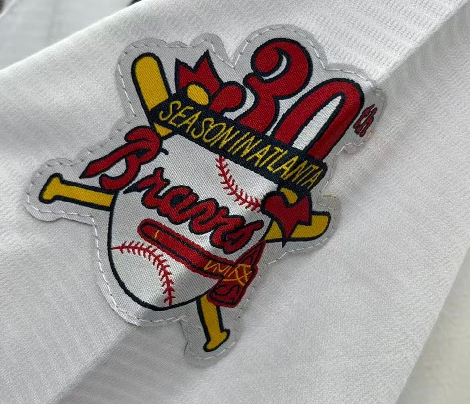 Javier Lopez Atlanta Braves 1995 Mitchell & Ness white product image 3