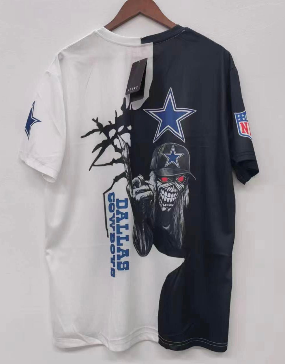 Dallas Cowboys skeleton T shirt product image 3