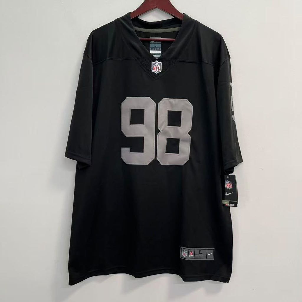Maxx Crosby Las Vegas Raiders Official NFL Nike Jersey black product image 4