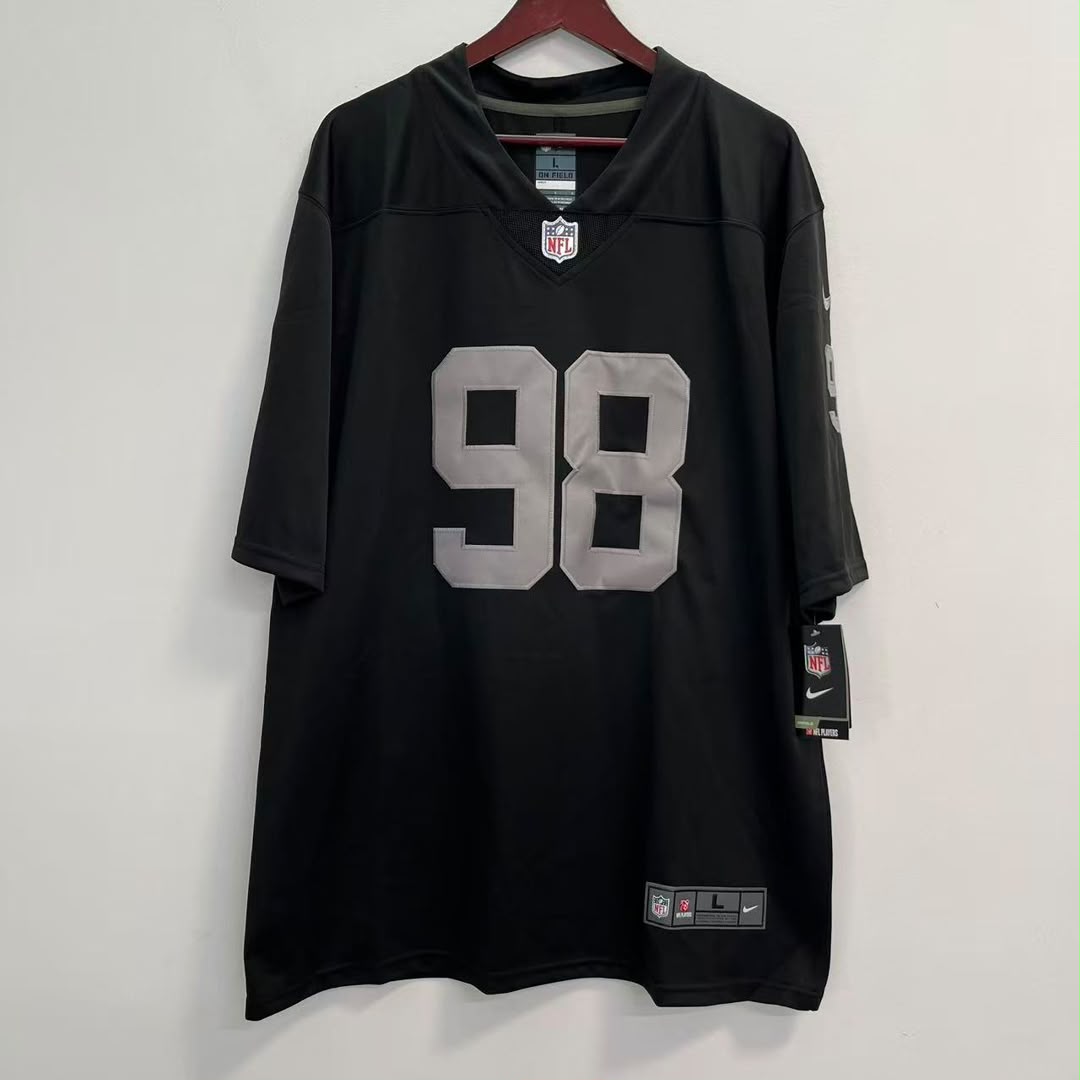 Maxx Crosby Las Vegas Raiders Official NFL Nike Jersey black product image 4