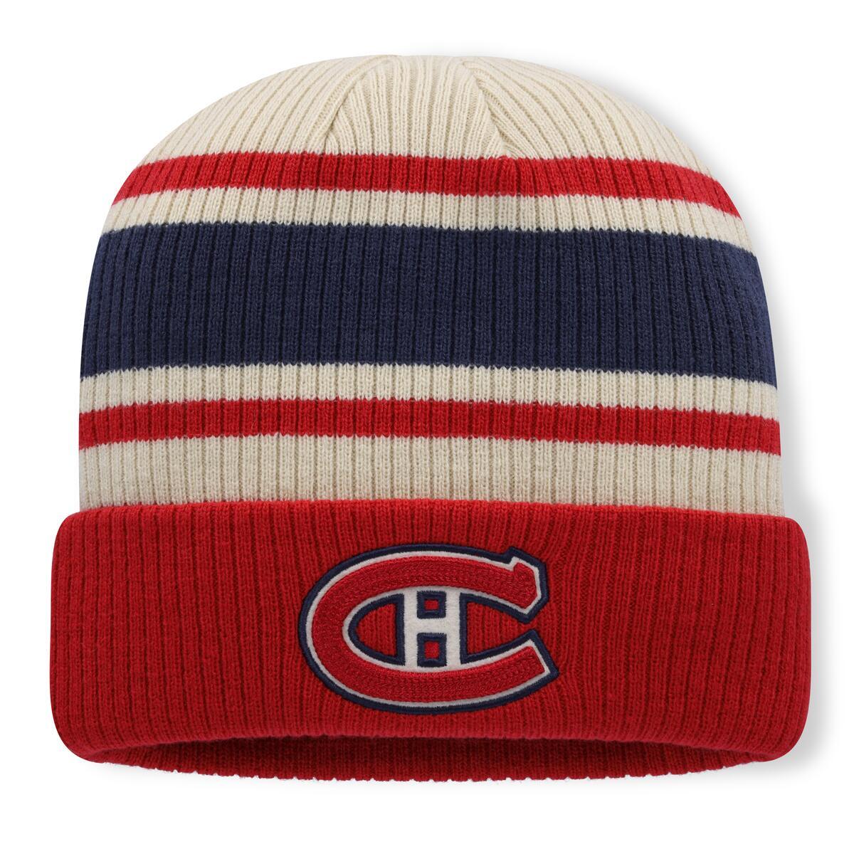 Montreal Canadiens NHL Fanatics Branded Men Red 2026 Heritage Classic Cuff Knit Beanie Hat product image 1, provided for