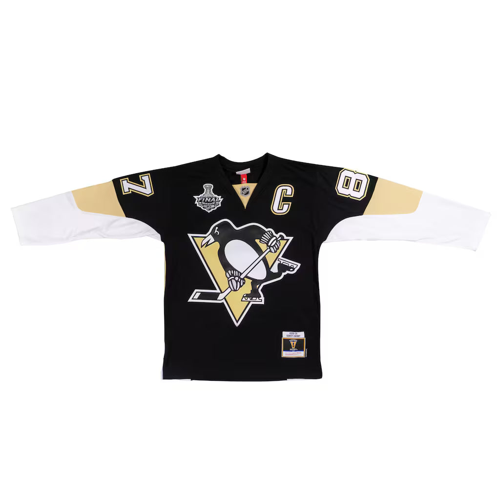 Sidney Crosby Pittsburgh Penguins NHL Mitchell & Ness Men Black 2008-09 Power Play Authentic Jersey product image 2,