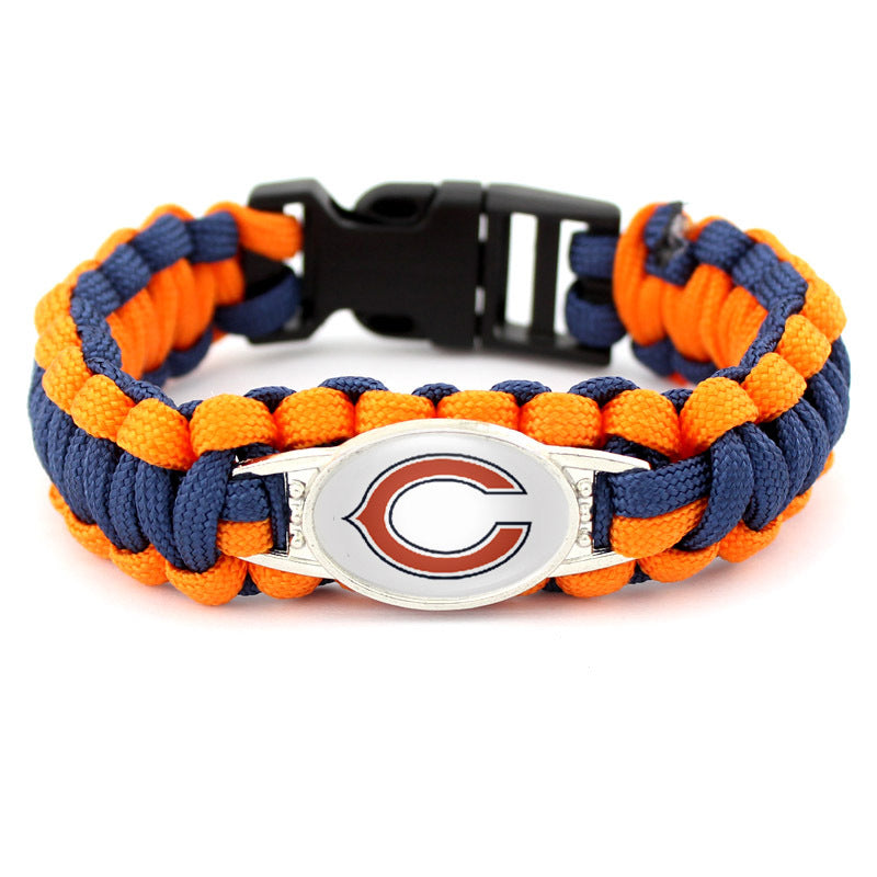 Chicago Bears snap clasp bracelet product image 1
