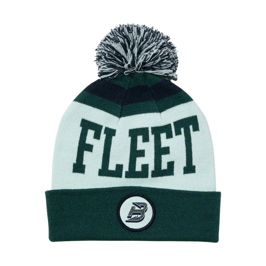 Boston Fleet PWHL Bauer Unisex Green Patch Knit Cuff Pom product image 1, provided for visual reference and product detail