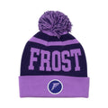 Minnesota Frost PWHL Bauer Unisex Purple Patch Knit Cuff Pom product image 1, provided for visual reference and product