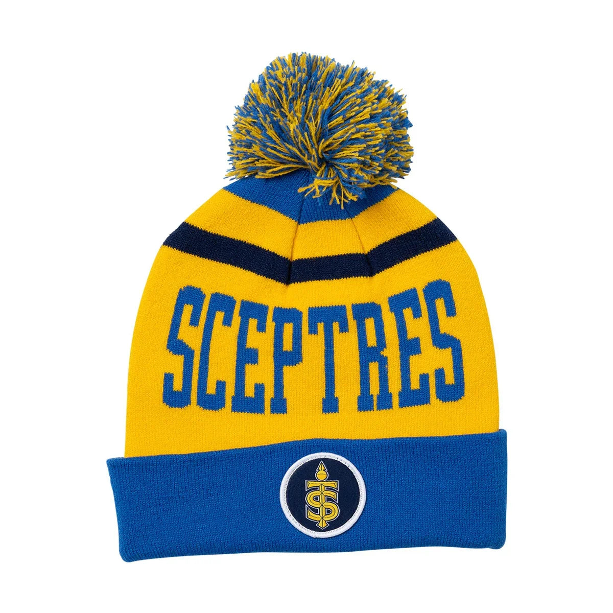 Toronto Sceptres PWHL Bauer Unisex Royal Patch Knit Cuff Pom product image 1, provided for visual reference and product