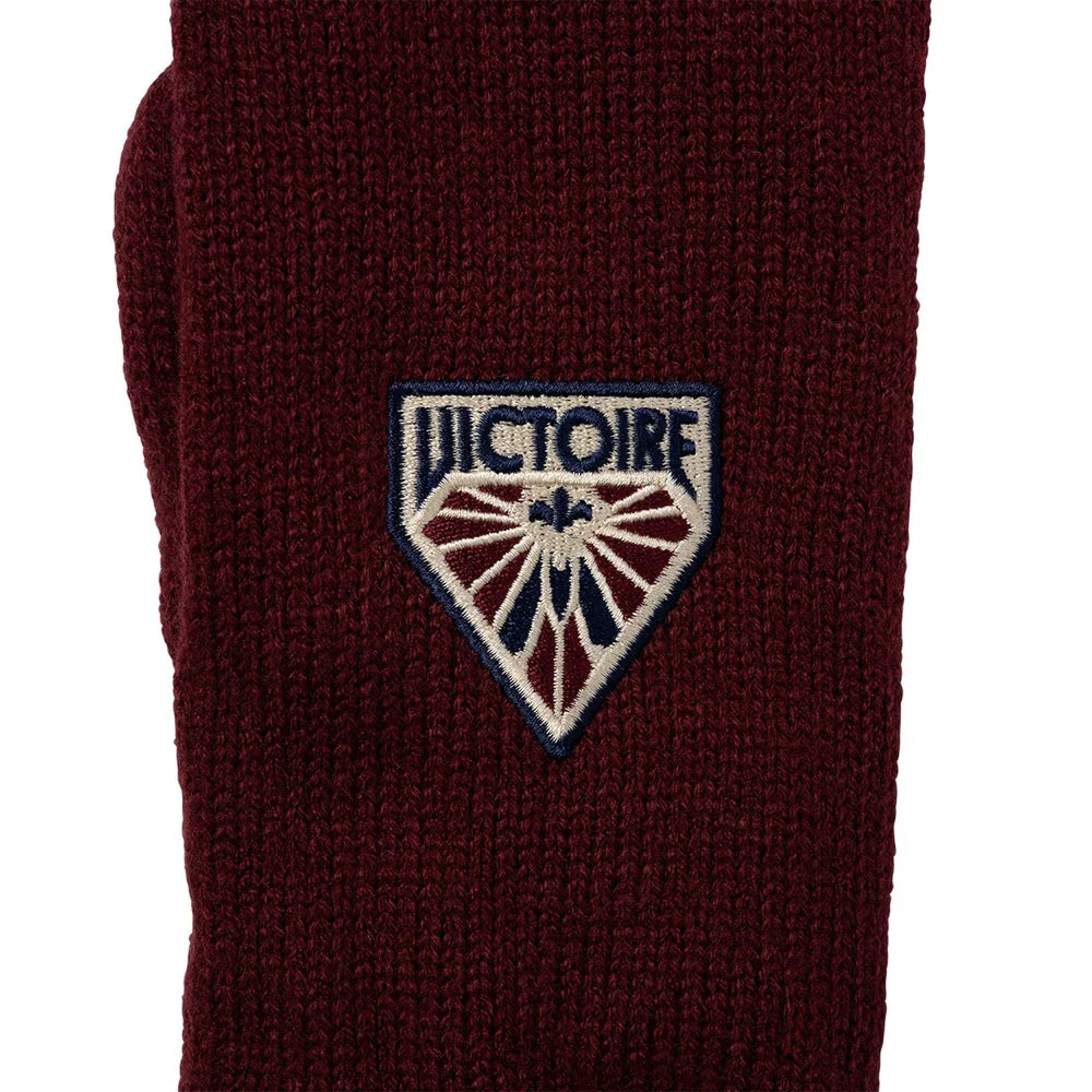 Montreal Victoire PWHL Bauer Unisex Maroon Team Mittens product image 2, provided for visual reference and product detail