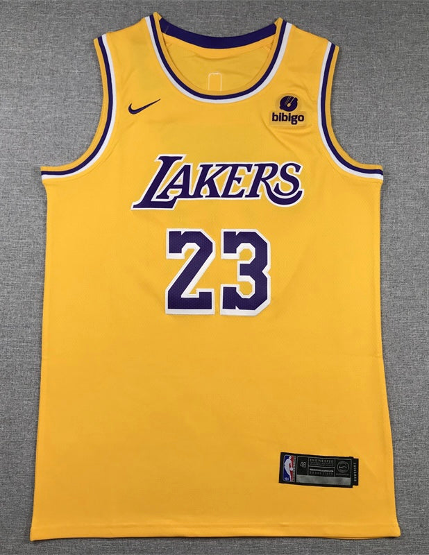 Lebron James Los Angeles Lakers Jersey yellow #23 product image 2