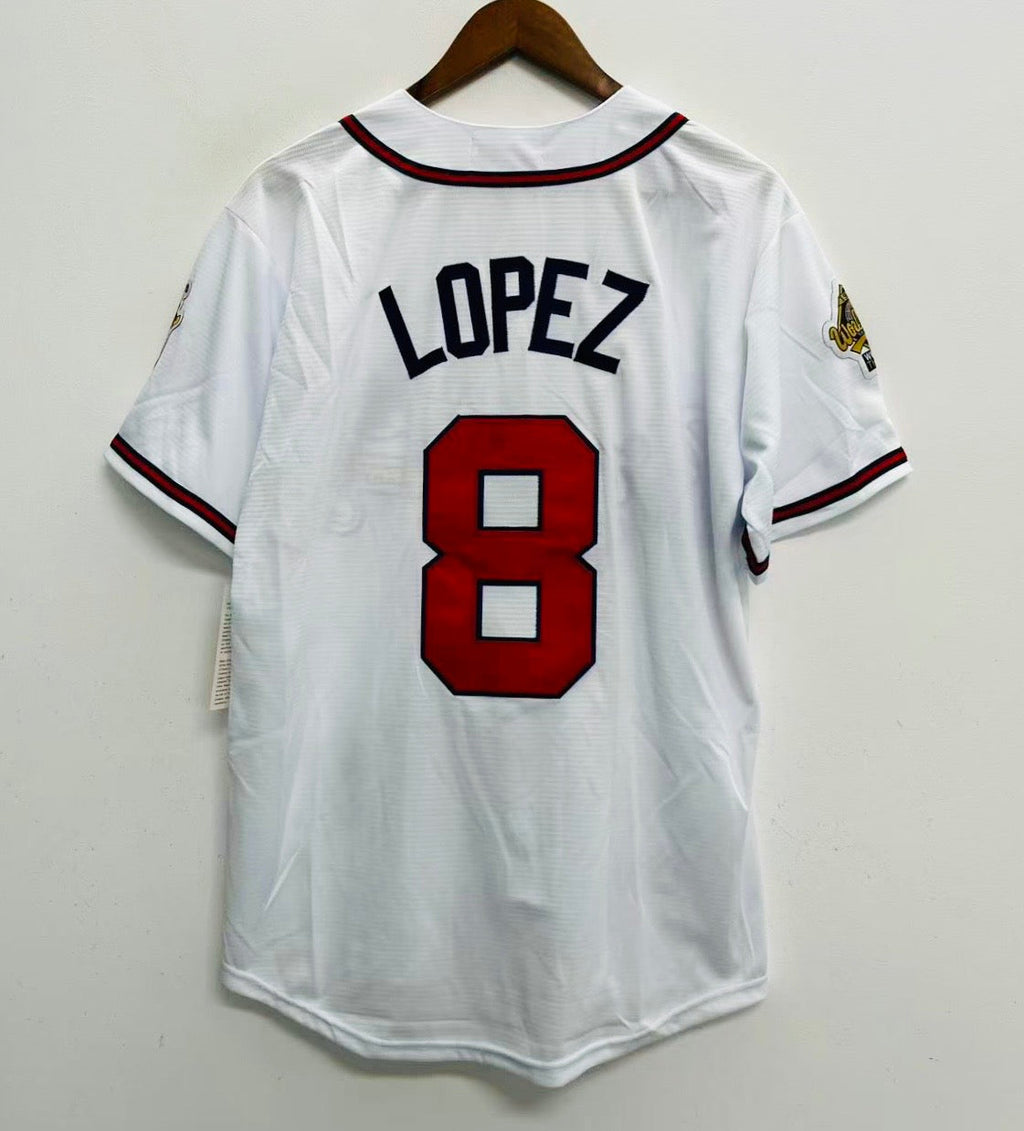 Javier Lopez Atlanta Braves 1995 Mitchell & Ness white product image 1