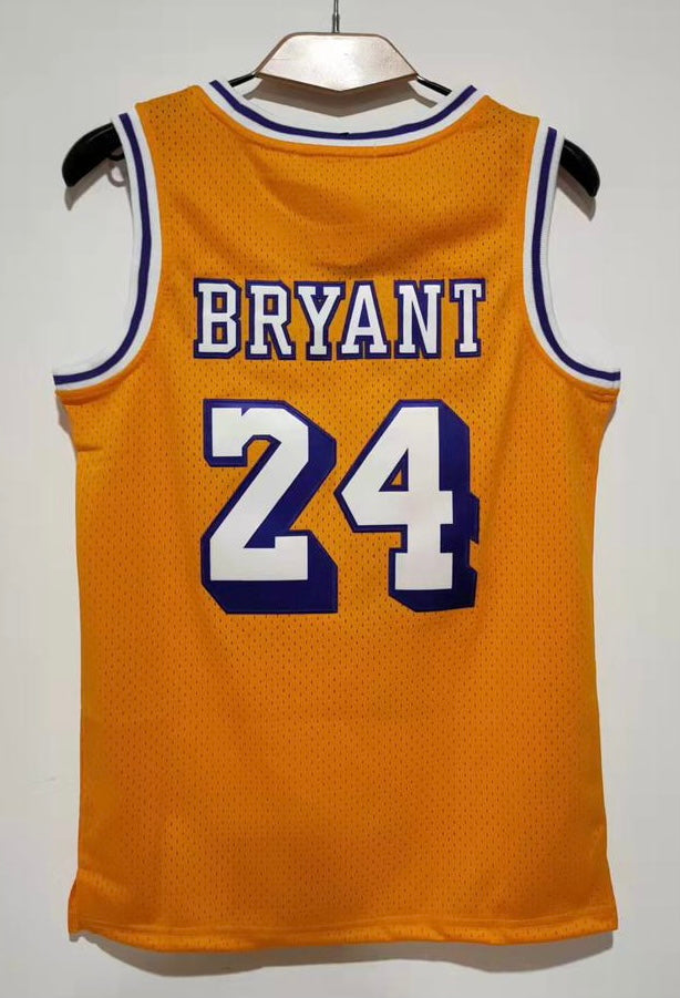 Kobe Bryant YOUTH Los Angeles Lakers Jersey Yellow #24 product image 1