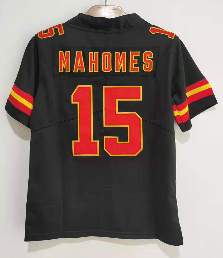 Patrick Mahomes YOUTH Kansas City Chiefs Jersey black product image 1