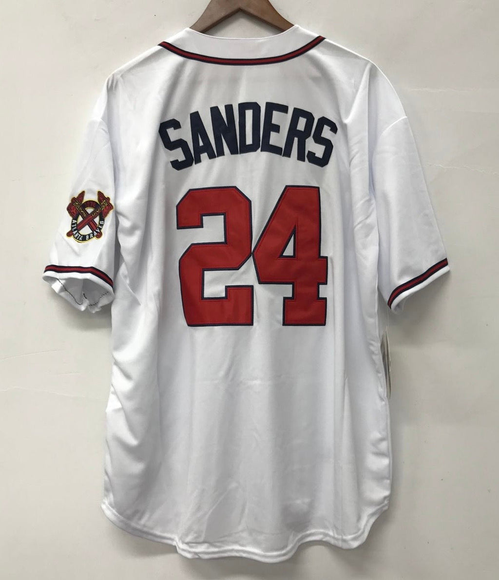 Deion Sanders 1992 Atlanta Braves Official MLB Mitchell & product image 1