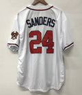 Deion Sanders 1992 Atlanta Braves Official MLB Mitchell & product image 1