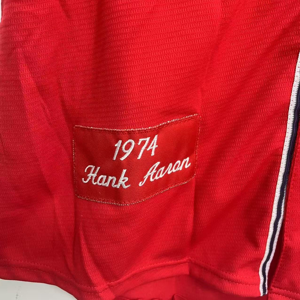Hank Aaron Atlanta Milwaukee Braves Jersey 1974 Mitchell & product image 4