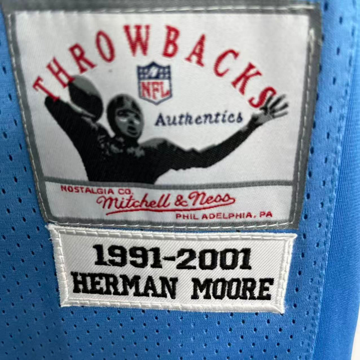 Herman Moore Detroit Lions Official NFL Jersey Mitchell & product image 3