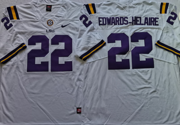 Clyde Edwards-Helaire LSU Tigers Jersey white NIKE product image 1