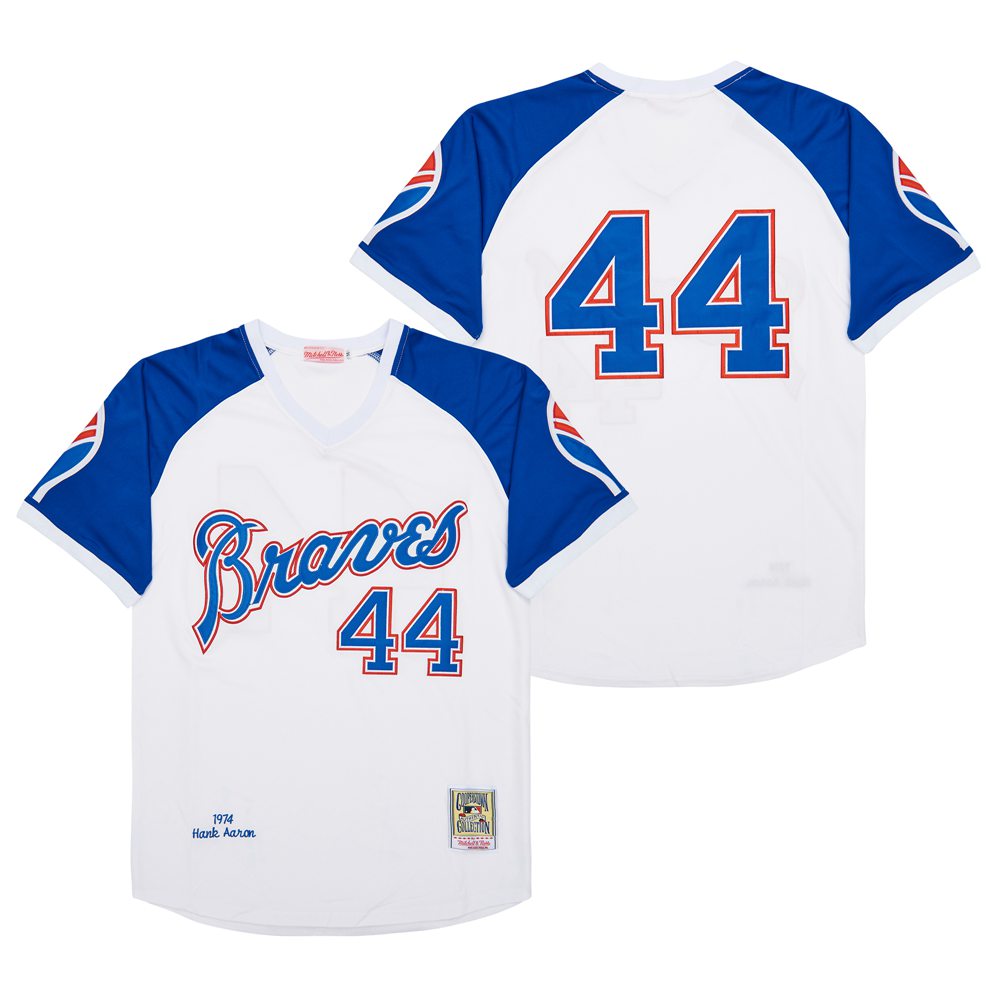 Hank Aaron Atlanta Milwaukee Braves Jersey Mitchell & Ness product image 1