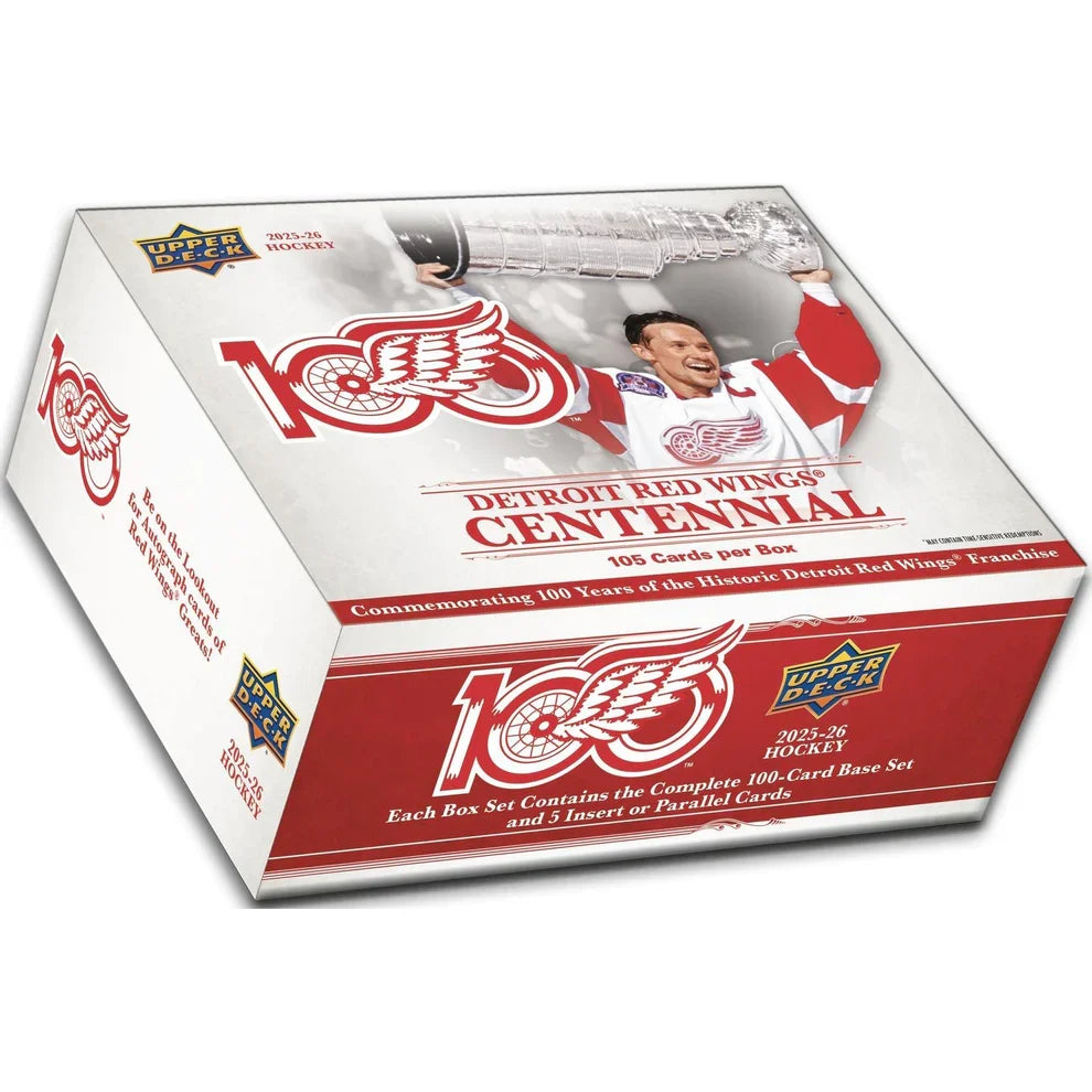 Detroit Red Wings NHL Upper Deck 2026 Centennial Box Set product image 1, provided for visual reference and product detail