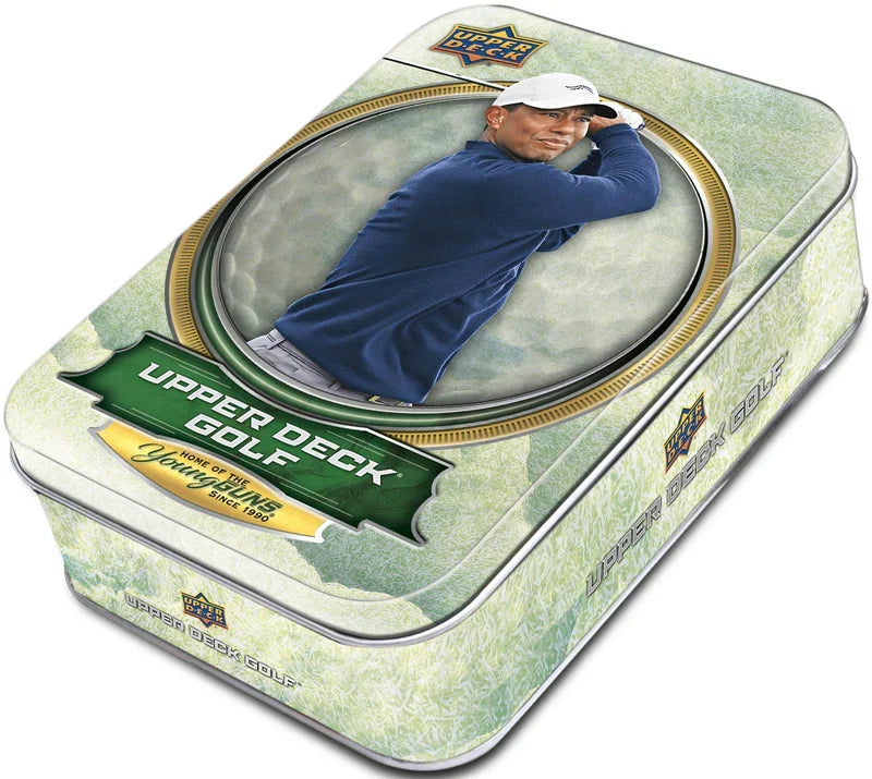 Upper Deck 2025 Golf Tin Box product image 1, provided for visual reference and product detail review