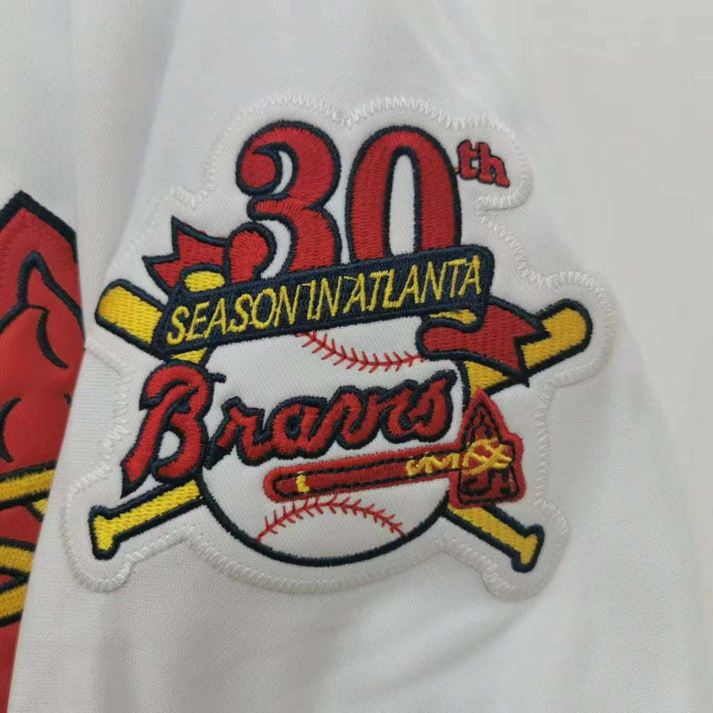 John Smoltz Atlanta Braves 1995 Mitchell & Ness Jersey white product image 4