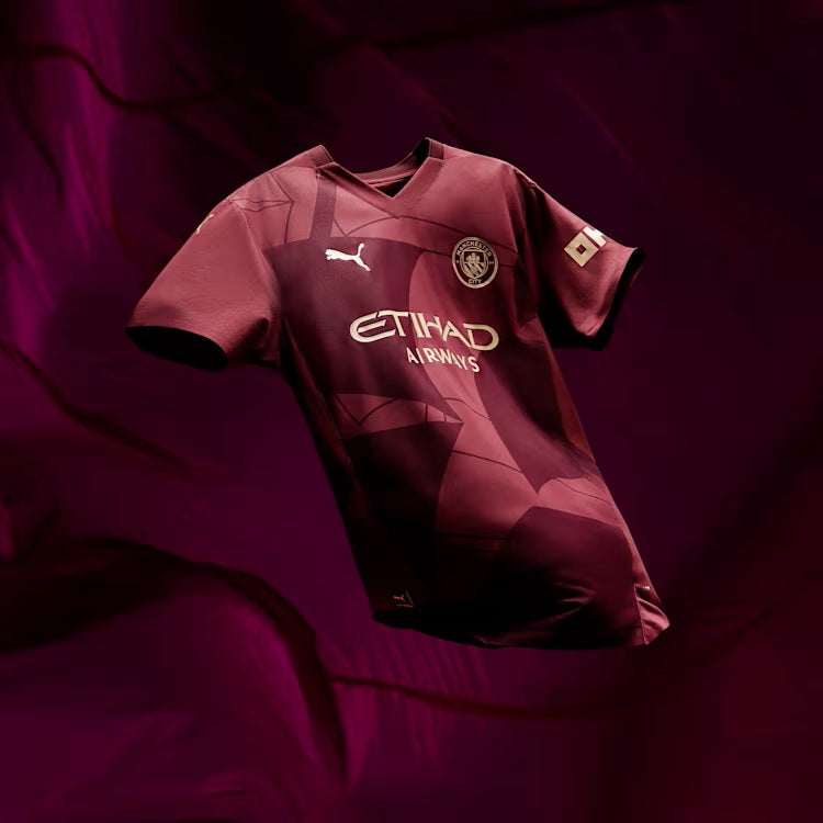 Manchester City EPL Puma Men Red 2024/25 Third Replica Jersey product image 8, provided for visual reference and product