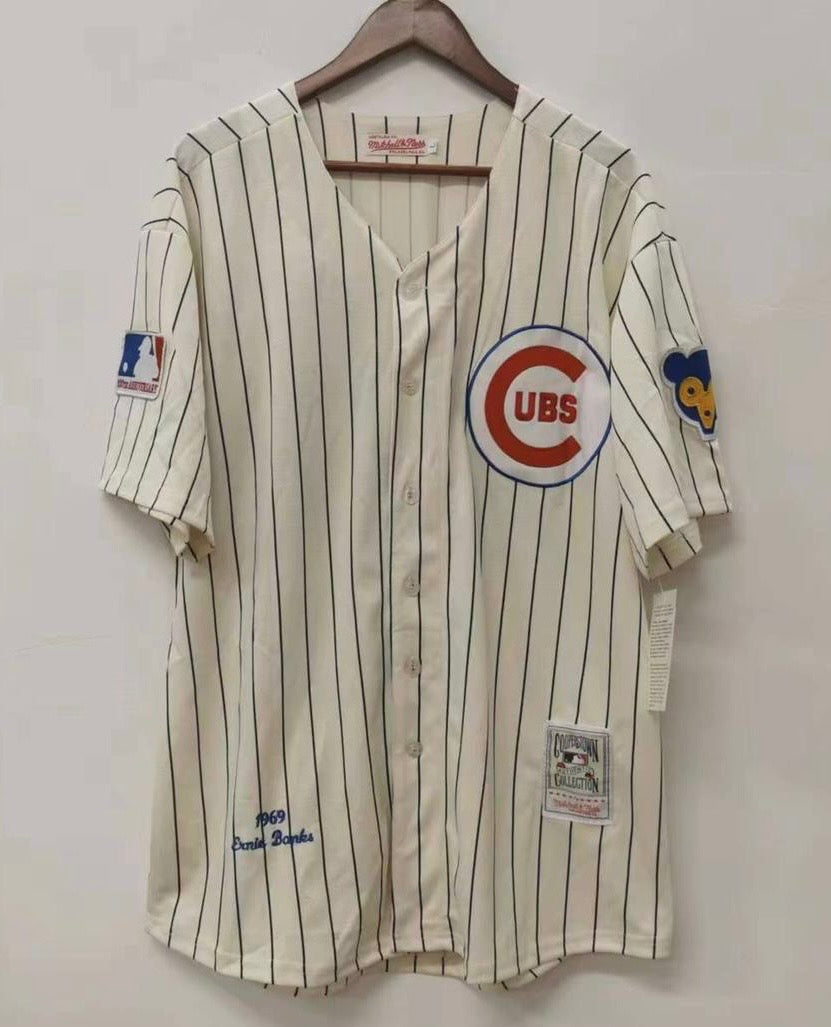 Ernie Banks Chicago Cubs Jersey 1969 Cooperstown Collection product image 2