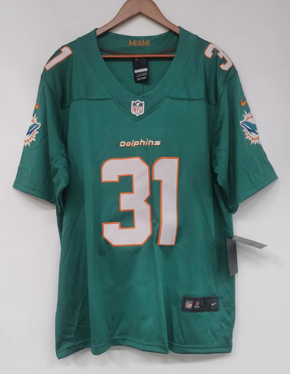Raheem Mostert Miami Dolphins official Nike Jersey product image 2