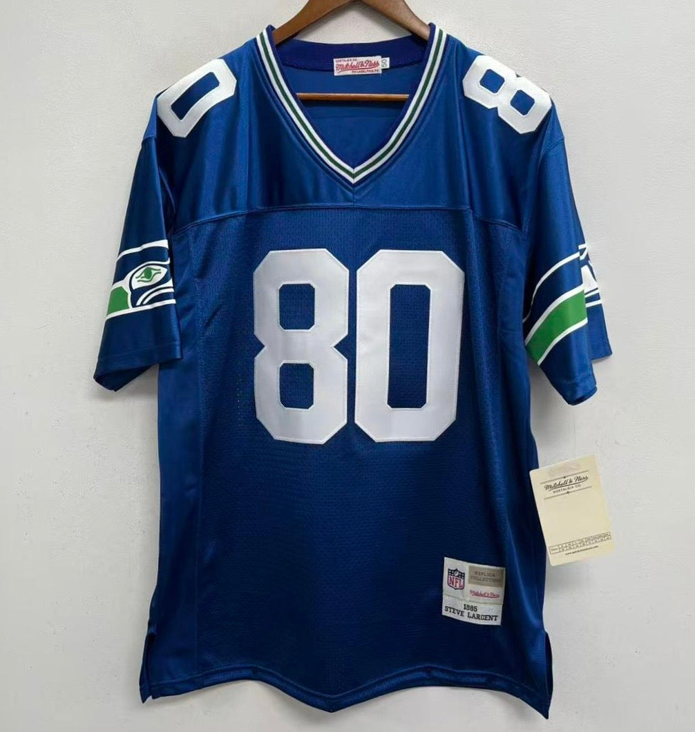 Steve Largent Seattle Seahawks Official NFL Jersey Mitchell product image 4