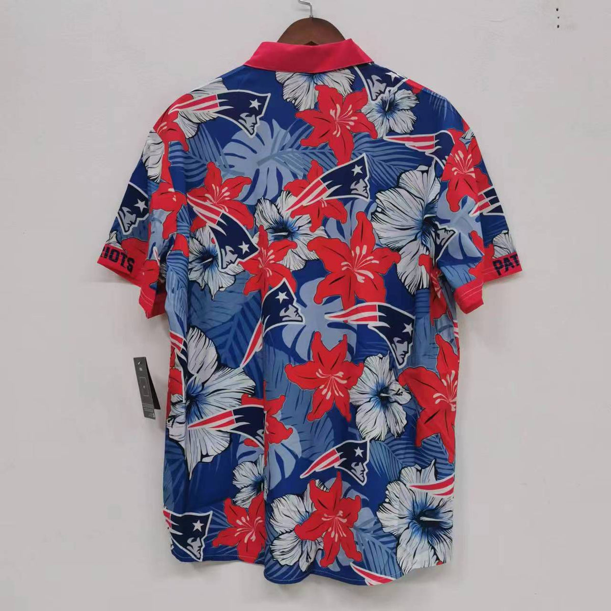 New England Patriots Official NFL Floral Palm shirt product image 2
