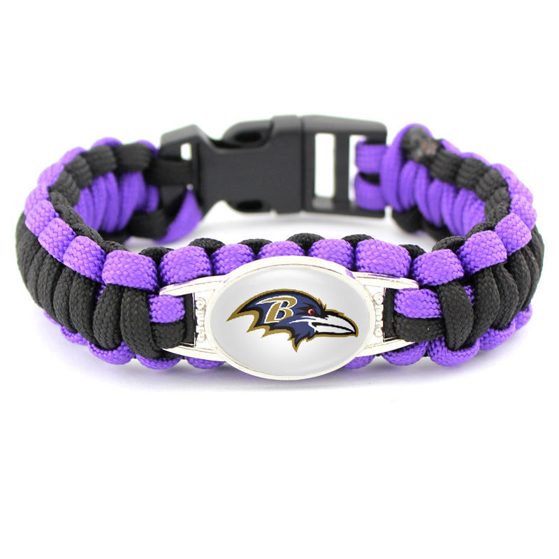 Baltimore Ravens snap clasp bracelet product image 1