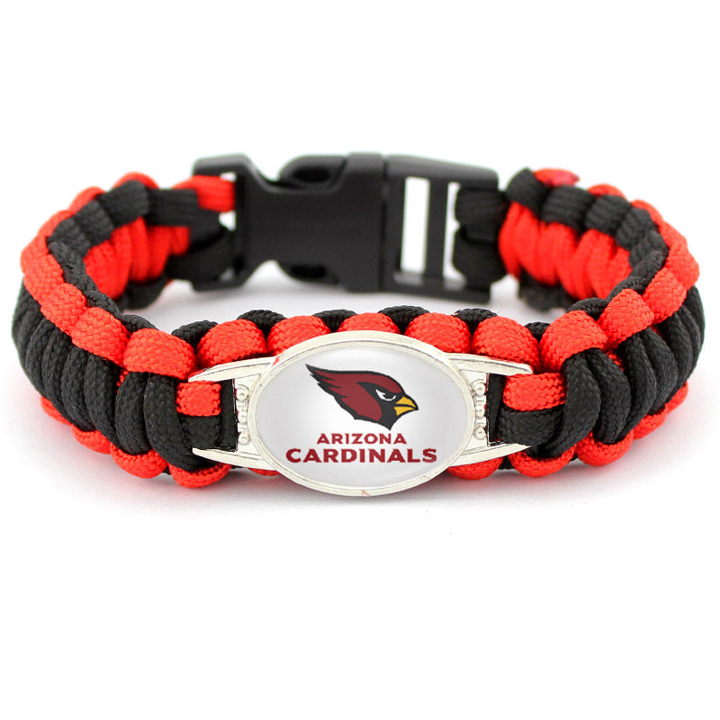 Arizona Cardinals snap clasp bracelet product image 1