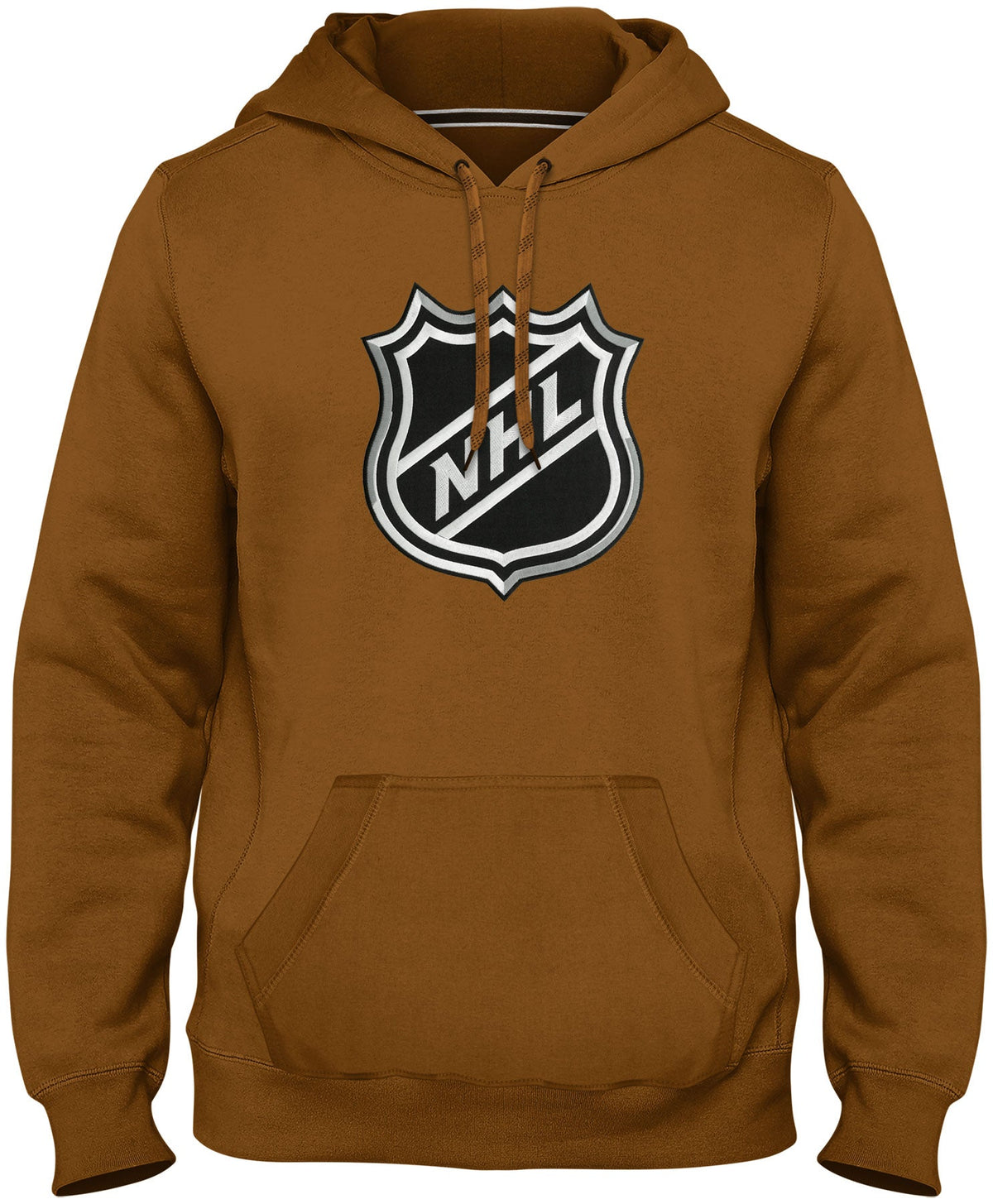 NHL Shield Logo Bulletin Men Dune Express Twill Logo Hoodie product image 1, provided for visual reference and product