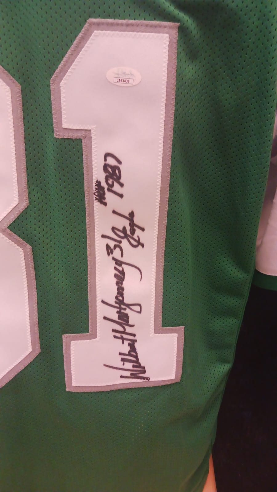 Wilbert Montgomery autographed Philadelphia Eagles Custom product image 2