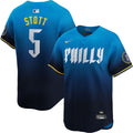 Bryson Stott Philadelphia Phillies Blue City Connect MLB product image 1