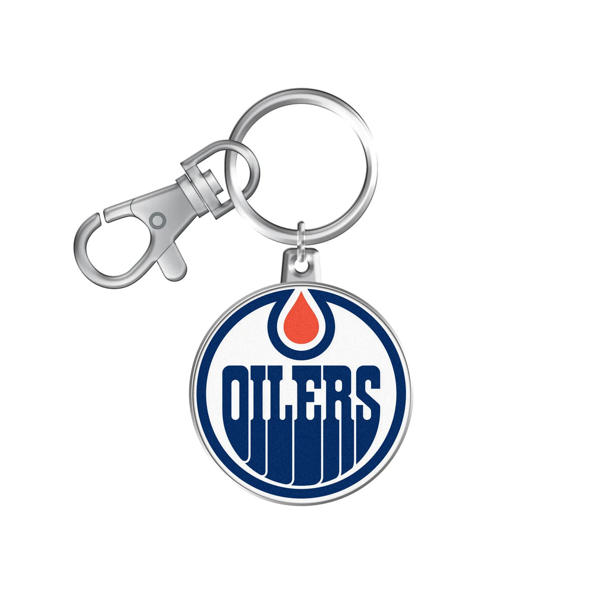 Edmonton Oilers NHL TSV Team Logo Keychain product image 1, provided for visual reference and product detail review