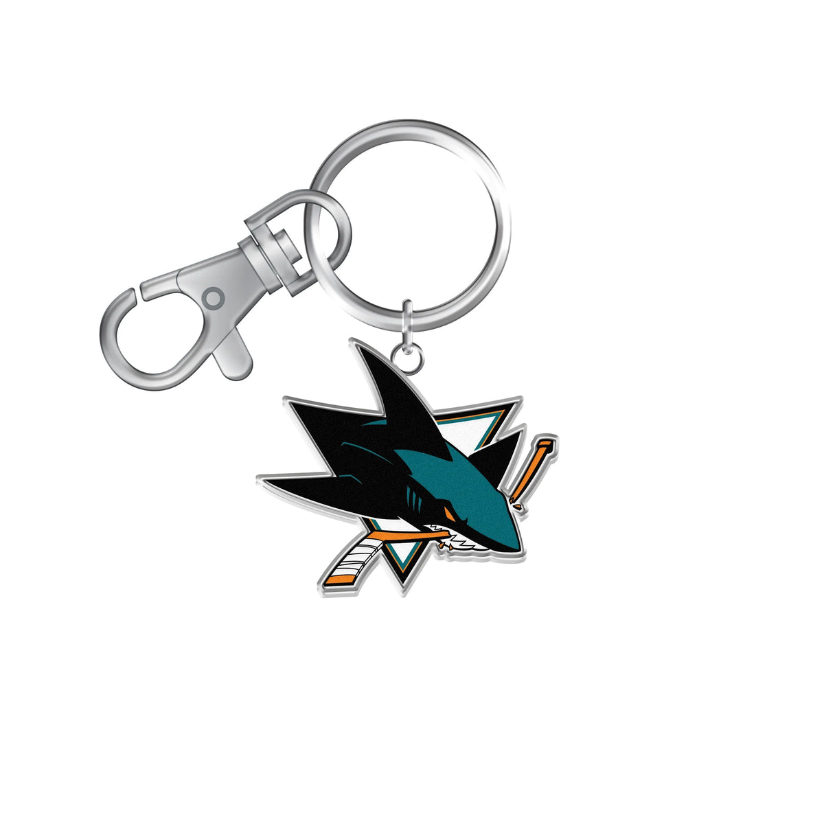 San Jose Sharks NHL TSV Team Logo Keychain product image 1, provided for visual reference and product detail review