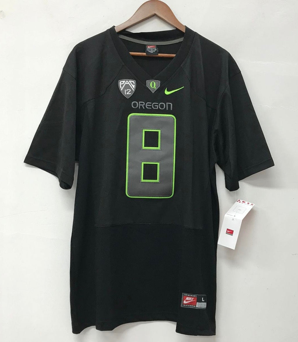 Marcus Mariota Oregon Ducks Official NCAA Nike Jersey Black product image 3