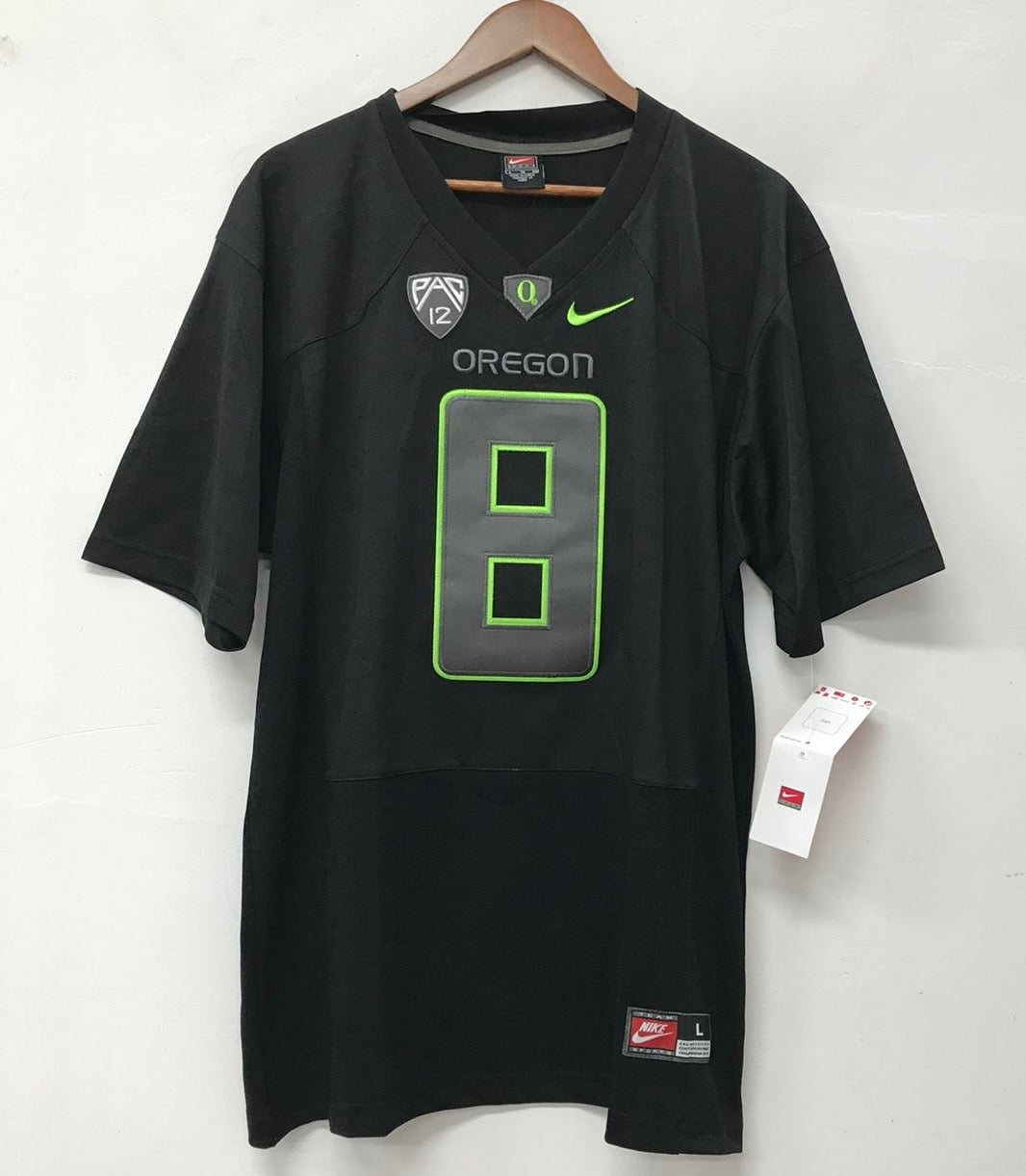 Marcus Mariota Oregon Ducks Official NCAA Nike Jersey Black product image 3
