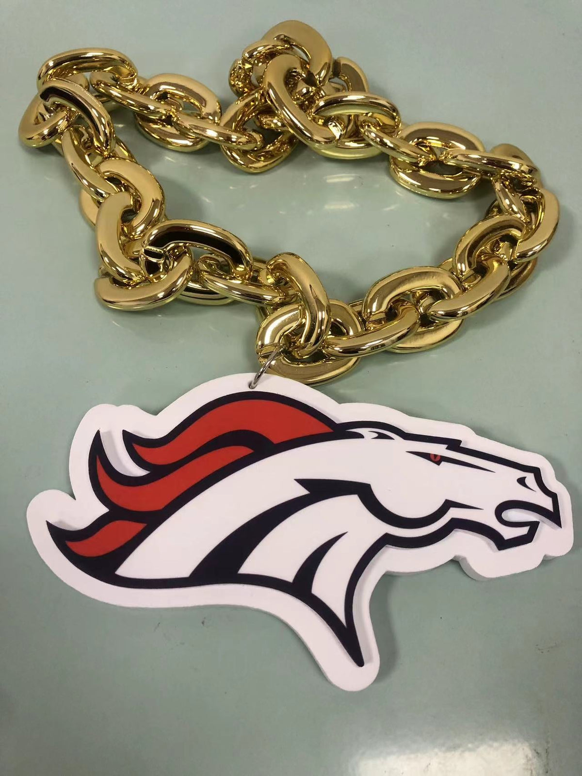 Denver Broncos 3D foam Fan Chain product image 1