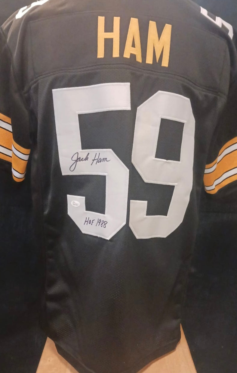 Jack Ham autographed Pittsburgh Steelers Custom jersey JSA product image 1