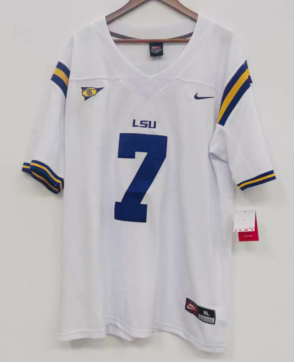 Leonard Fournette LSU Tigers Official NCAA Jersey white product image 3