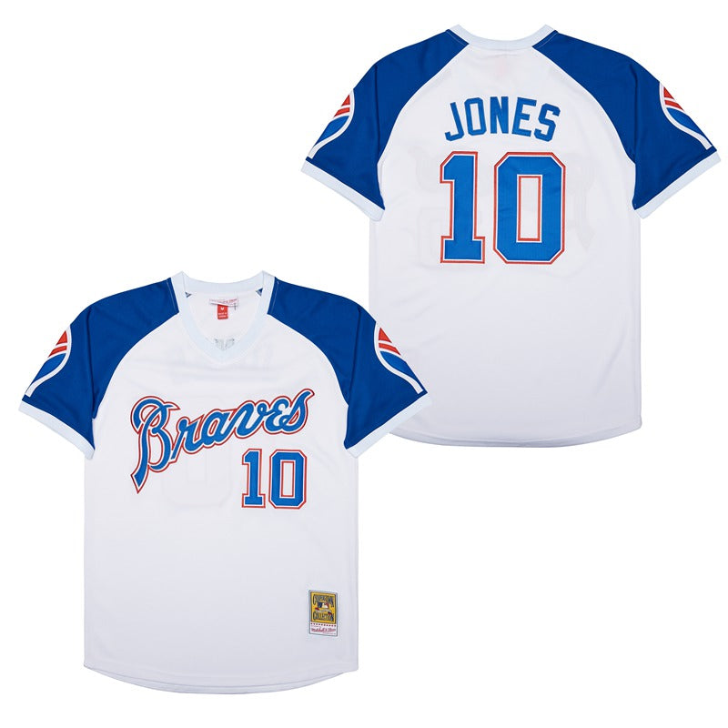 Chipper Jones Atlanta Braves Jersey Mitchell & Ness pullover product image 1