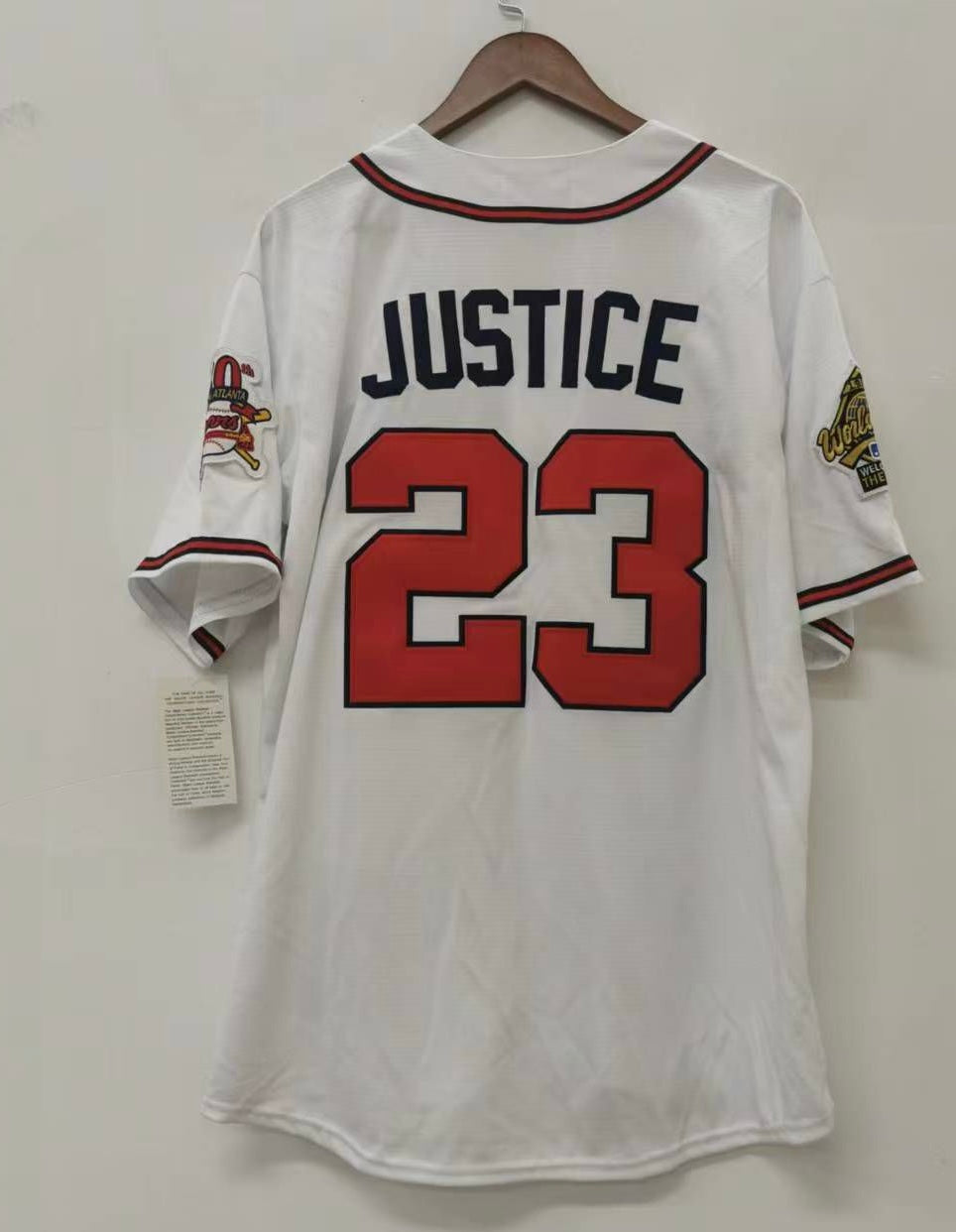 David Justice Atlanta Braves 1995 World Series Mitchell & product image 1