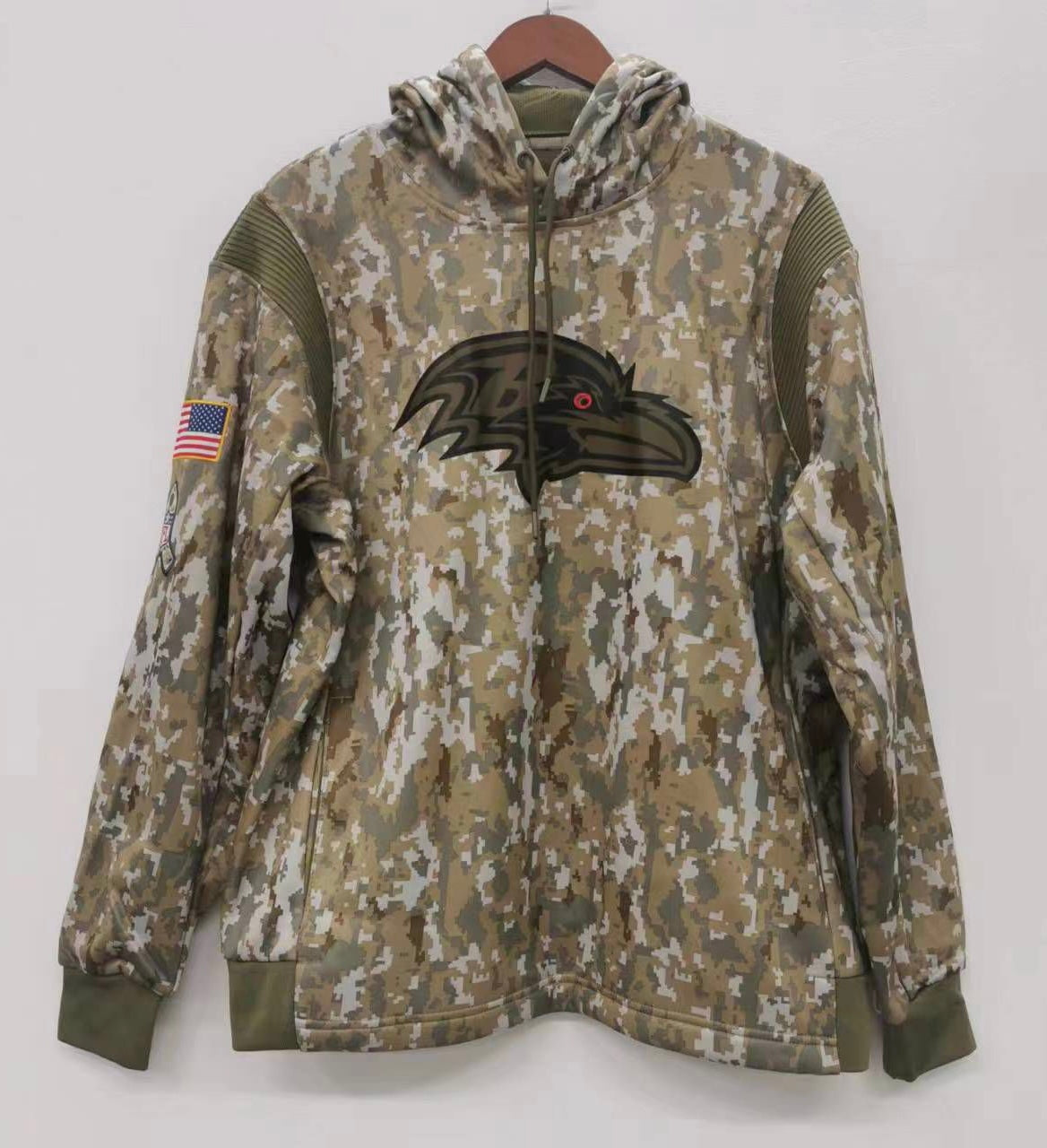 Baltimore Ravens camouflage Salute To Service hoodie product image 1