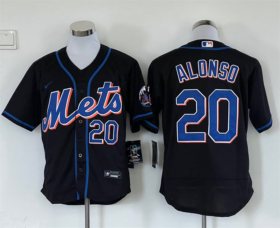 Pete Alonso New York Mets Official MLB Nike Jersey black product image 1