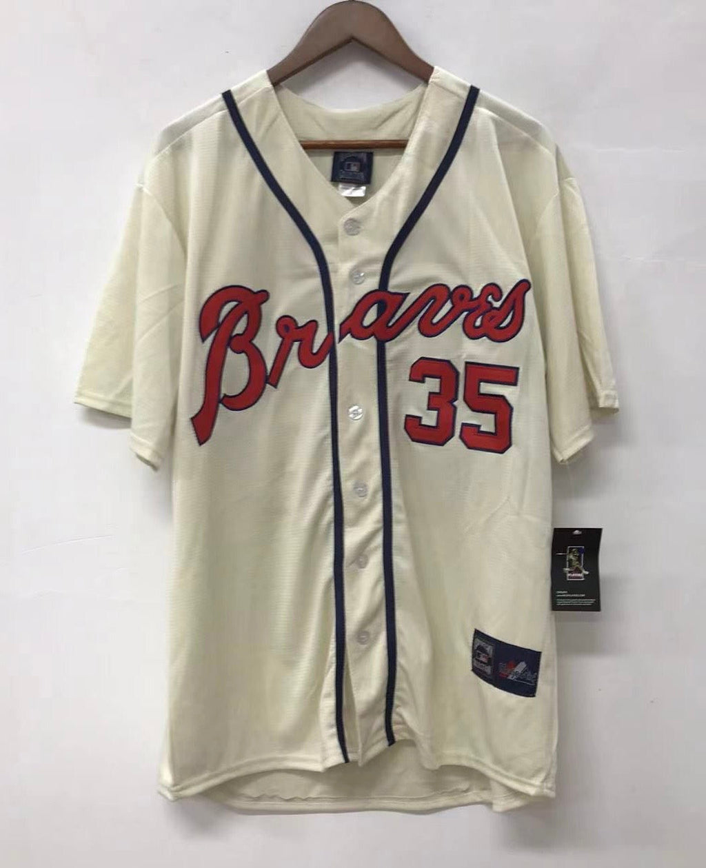 Phil Niekro Atlanta Braves Official MLB Majestic Jersey product image 3