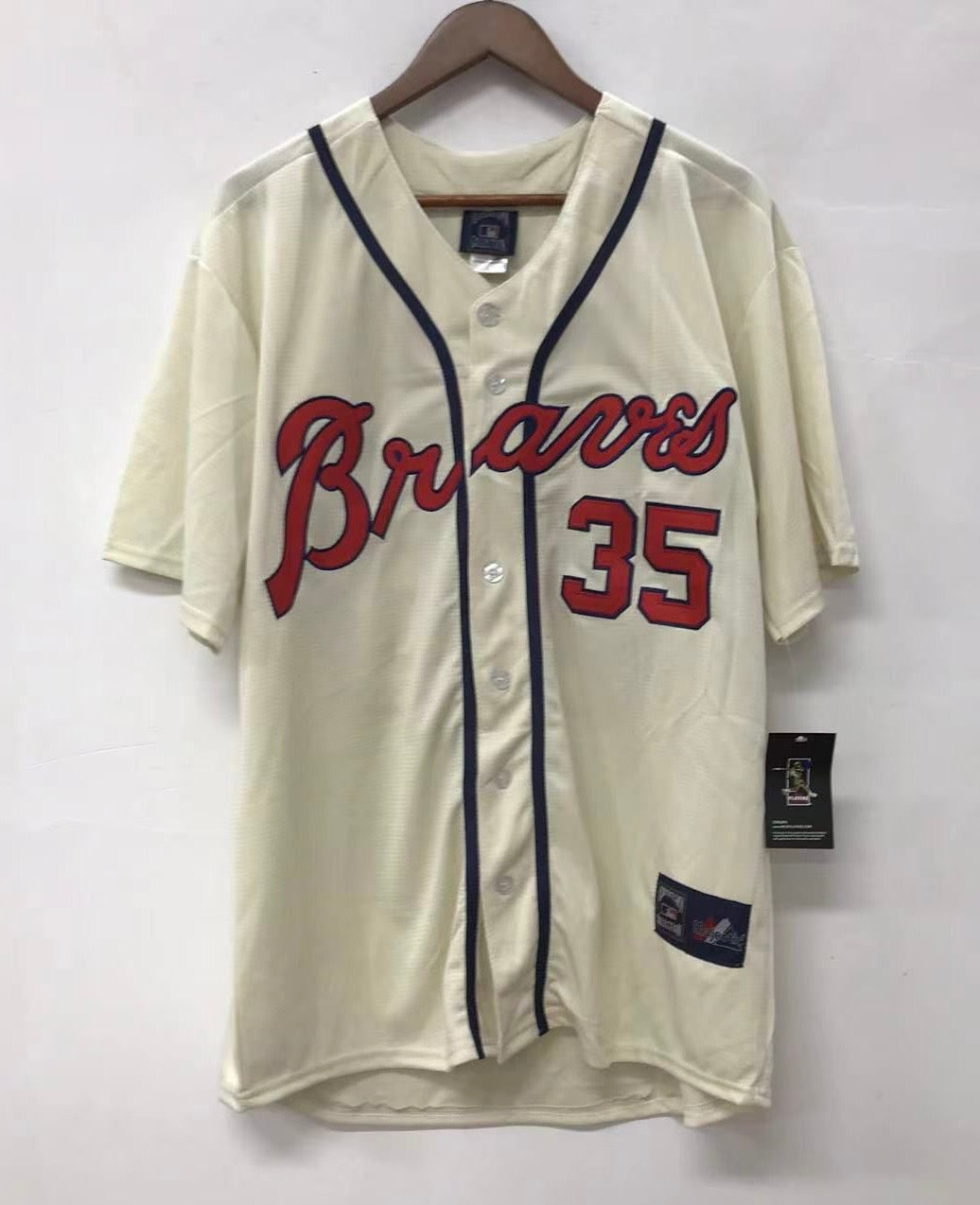 Phil Niekro Atlanta Braves Official MLB Majestic Jersey product image 3